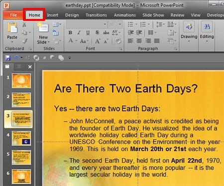 Presentation opened within PowerPoint 2010 Presentation opened within PowerPoint 2010