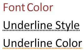 All text options All text options