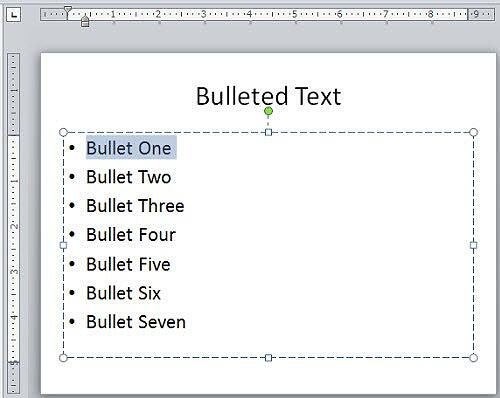 Rulers made visible in PowerPoint 2010 interface Rulers made visible in PowerPoint 2010 interface