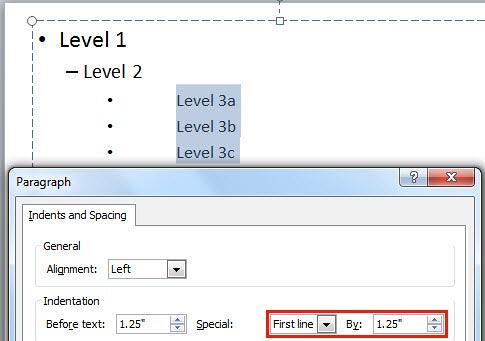 By value changed with First Line option selected By value changed with First Line option selected