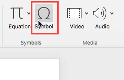 Click the Symbol button