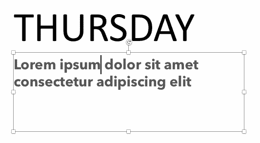 Establish an insertion point Establish an insertion point
