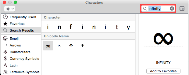 Search symbols or characters Search symbols or characters
