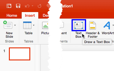 Text Box button Text Box button