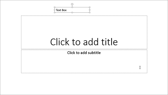Text typed within the text box Text typed within the text box