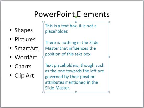 Text box moved to the new position Text box moved to the new position