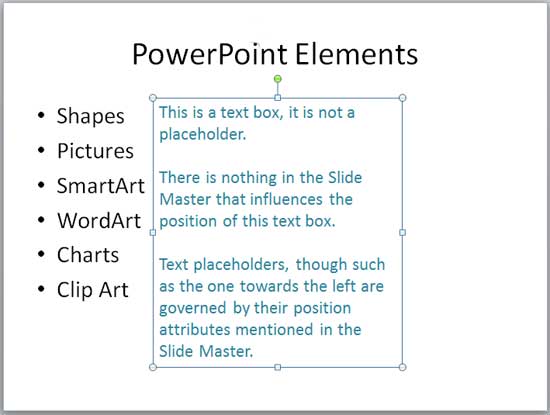 Text box moved to new position Text box moved to new position