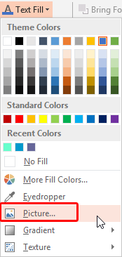 Picture option Picture option