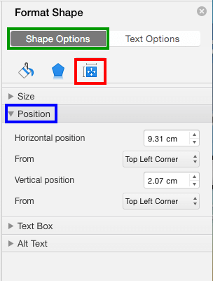 Format Shape Task Pane