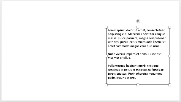 Text Box moved to the new position