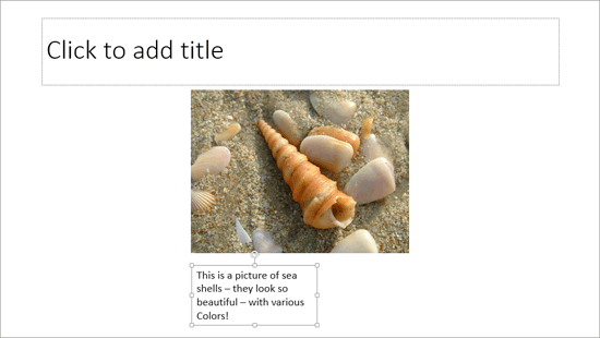 The picture in this slide is much wider than the text box underneath