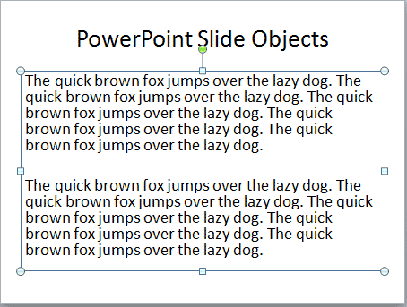 Text Placeholder selected Text Placeholder selected