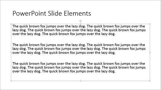 Text Placeholder selected Text Placeholder selected