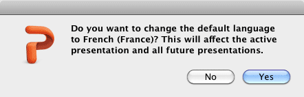 Do you want to change your default language? Do you want to change your default language?