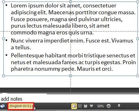 Text container selected Text container selected