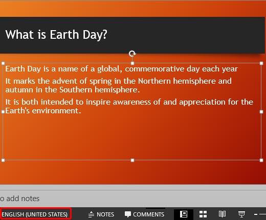 Text container selected Text container selected