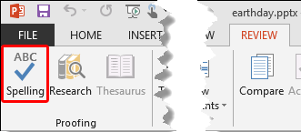 Spelling button Spelling button