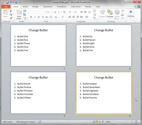 Slides with numbered list starting with 1 Slides with numbered list starting with 1