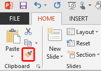 Format Painter button Format Painter button