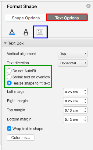 Format Shape Task Pane Format Shape Task Pane