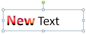 Text attributes pasted on to the new text Text attributes pasted on to the new text