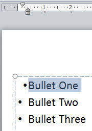First Line Indent Marker’s new position after dragged towards right