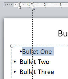First Line Indent Marker being dragged beyond middle and bottom carets