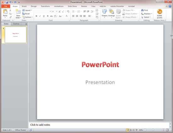 WordArt Styles applied to the text