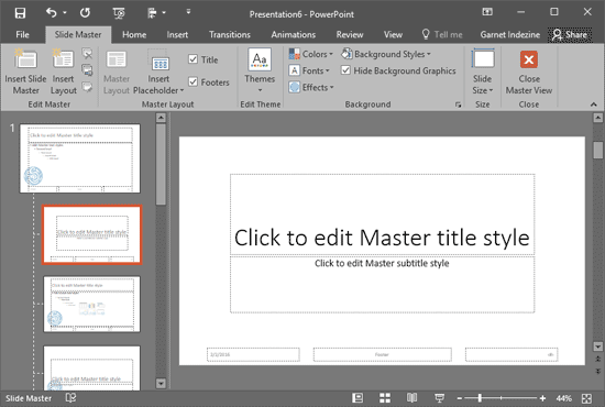 Logo hidden from Title Layout