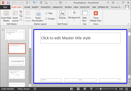 New Slide Layout added