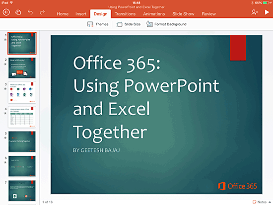 An open presentation An open presentation