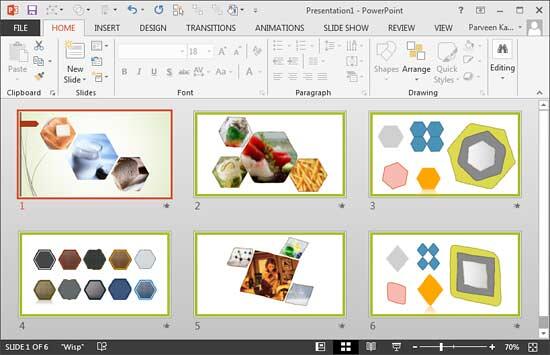 Slide Master changed for the selected slide