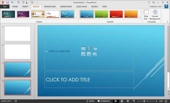 Theme applied to selected slides Theme applied to selected slides