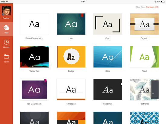All Themes are now Standard (4:3)