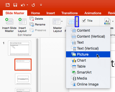 Picture placeholder option Picture placeholder option