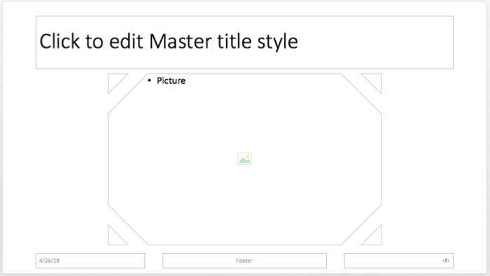 Combine option applied to the selected Picture placeholder and shapes Combine option applied to the selected Picture placeholder and shapes
