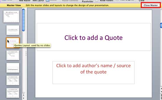 Duplicated Slide Layout edited