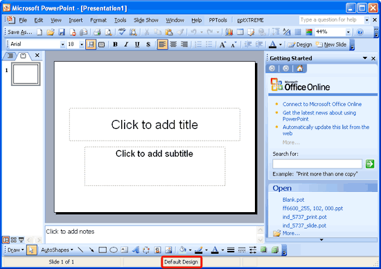 The blank presentation slide has its own secrets The blank presentation slide has its own secrets