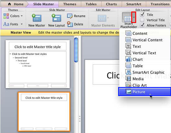 Add a Picture placeholder Add a Picture placeholder