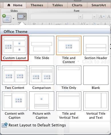 Custom Layout added with new placeholders