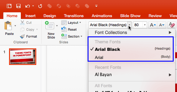 Changed Headings and Body fonts