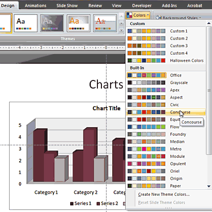 Choosing Theme Colors