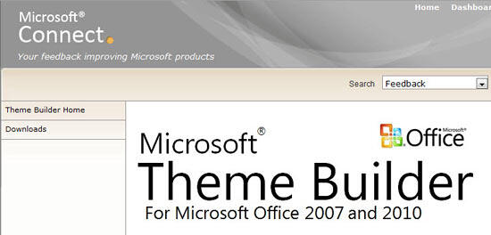 Theme Builder Home page displaying the compatibility of Theme Builder