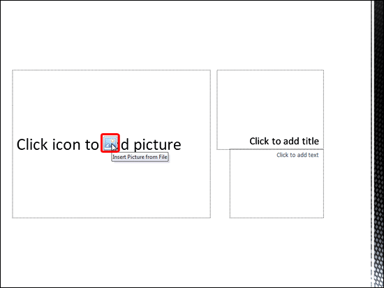 Insert Picture from file icon