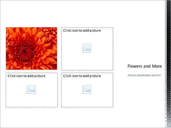Extra Picture placeholders without pictures