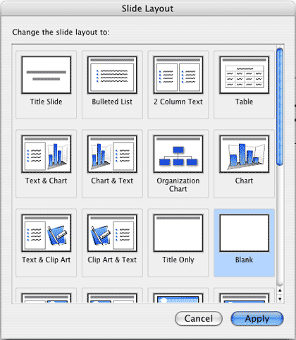 Slide Layout Slide Layout