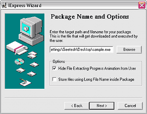 Package Name and Options