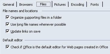 The 'Files' Tab The 'Files' Tab