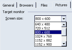 The 'Pictures' Tab The 'Pictures' Tab
