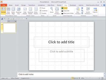 Learn PowerPoint 2010: Gridlines